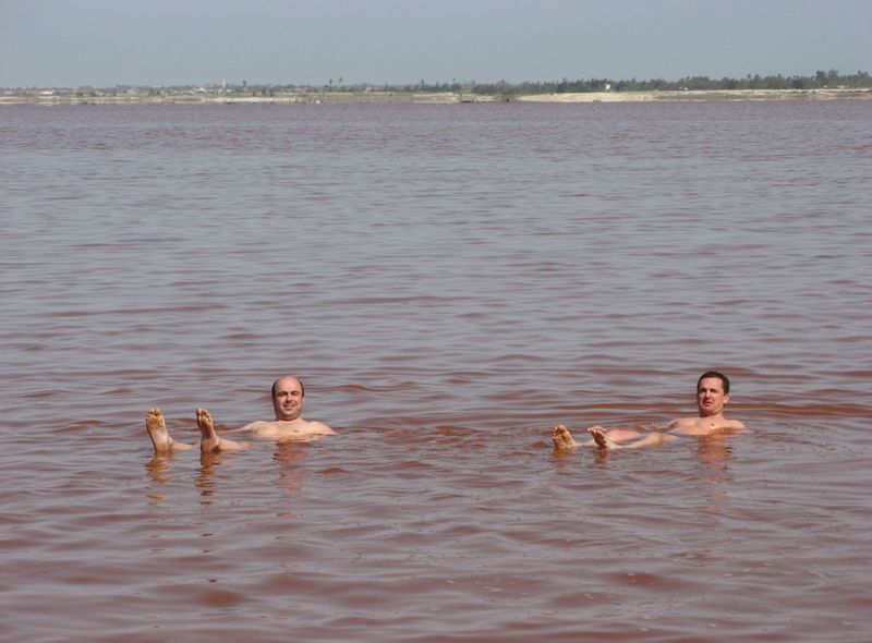 Dobberen op Lac Rose